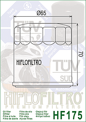 HIFLOFILTRO HF175 Oil Filter