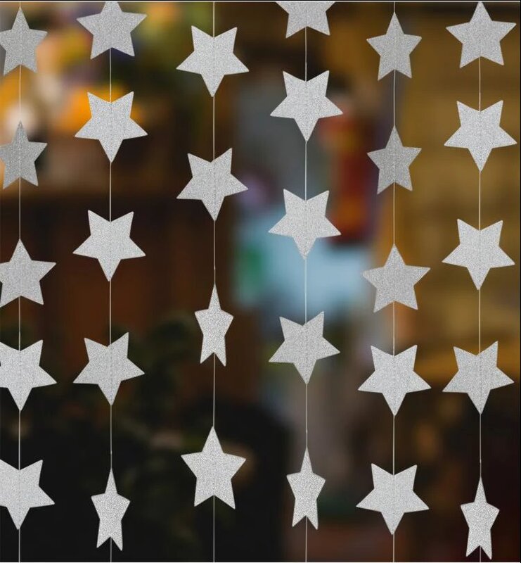 MINI GLITTER STAR FRILL