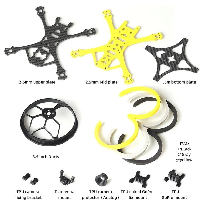 HGLRC Veyron35CR 3.5″ CineWhoop Frame Kit