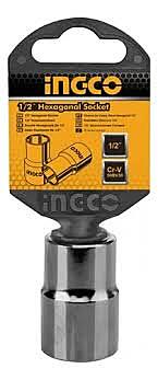 INGCO 1/2" Hexagonal Socket HHAST12131 (13MM) INGCO 1/2" Hexagonal Socket HHAST12131 (13MM)