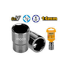 INGCO 1/2" Hexagonal Socket HHAST12141 (14MM) INGCO 1/2" Hexagonal Socket HHAST12141 (14MM)