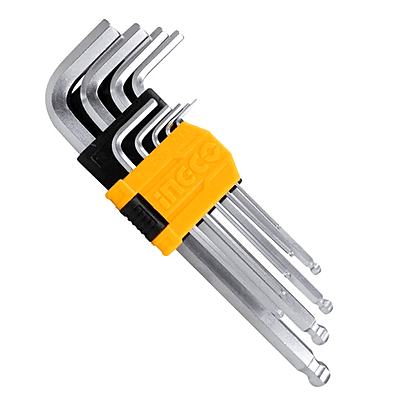 INGCO Ball Point Hex Key HHK12092 (Extra-Long Arm) INGCO Ball Point Hex Key HHK12092 (Extra-Long Arm)