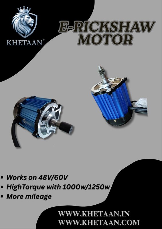 Khetaan 48/60v 1000w Erickshaw motor