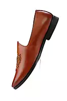 High Class Men's Black Embroidered Loafers