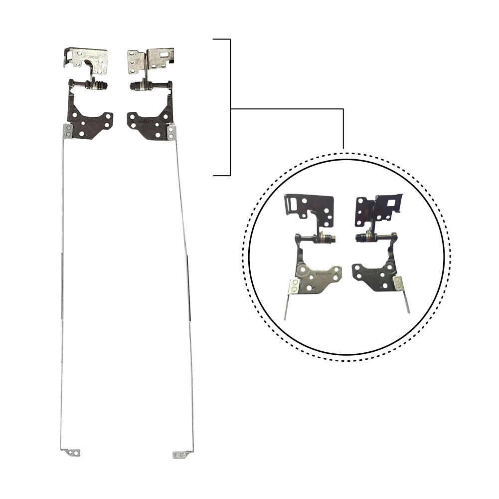 Laptop Hinges For Asus FX505 FX505GE FX505DU FX505G Laptop Hinges For Asus FX505 FX505GE FX505DU FX505G