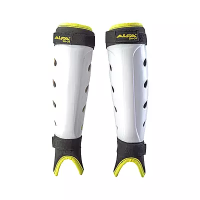 HOCKEY SHINGUARD ALFA WASHABLE /REMOVABLE PRO-83