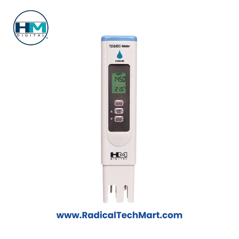 HM Digital COM-80 TDS EC Temperature Meter for Water Quality Testing
