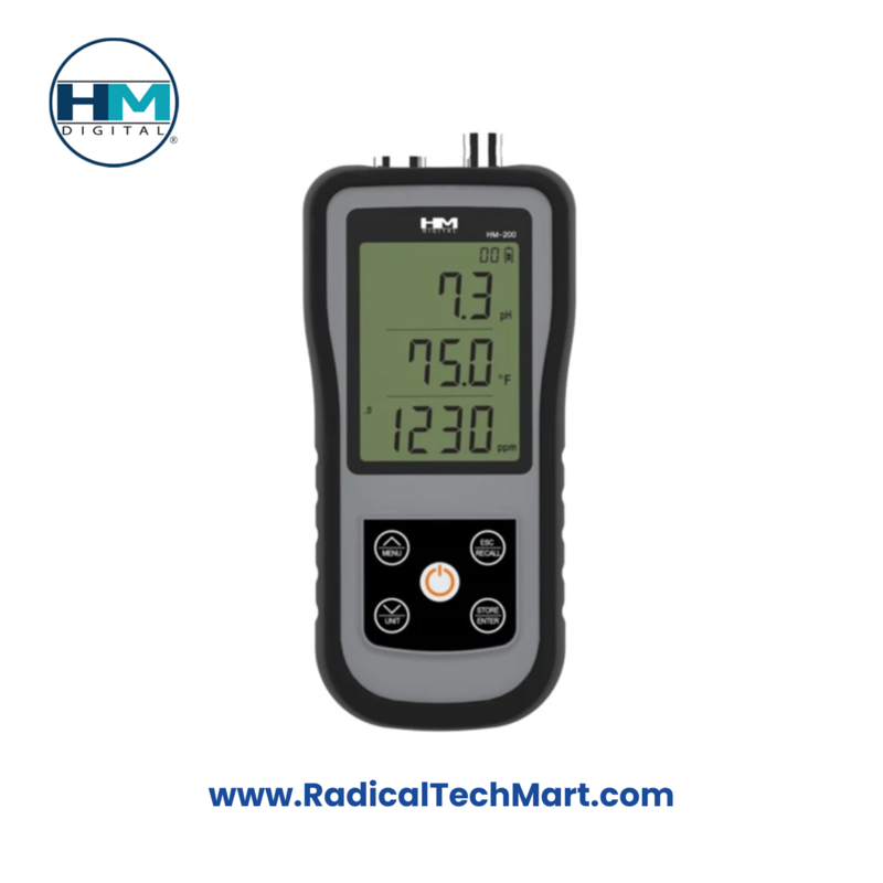 HM Digital HM-200 Portable Multi-Parameter Water Quality Monitor