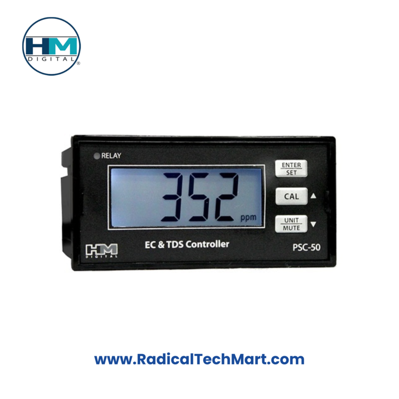 HM Digital PSC-50 (PS-50S) TDS EC Controller with Probe and LCD Display