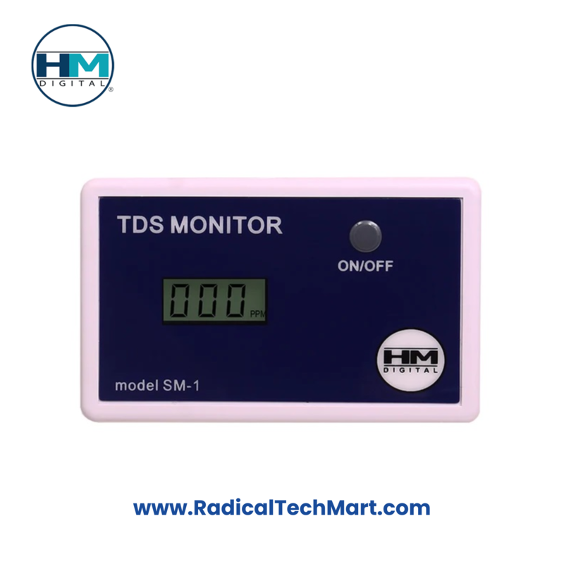 HM Digital SM-1 In-line Single TDS Monitor with 1/4 inch T-Fitting