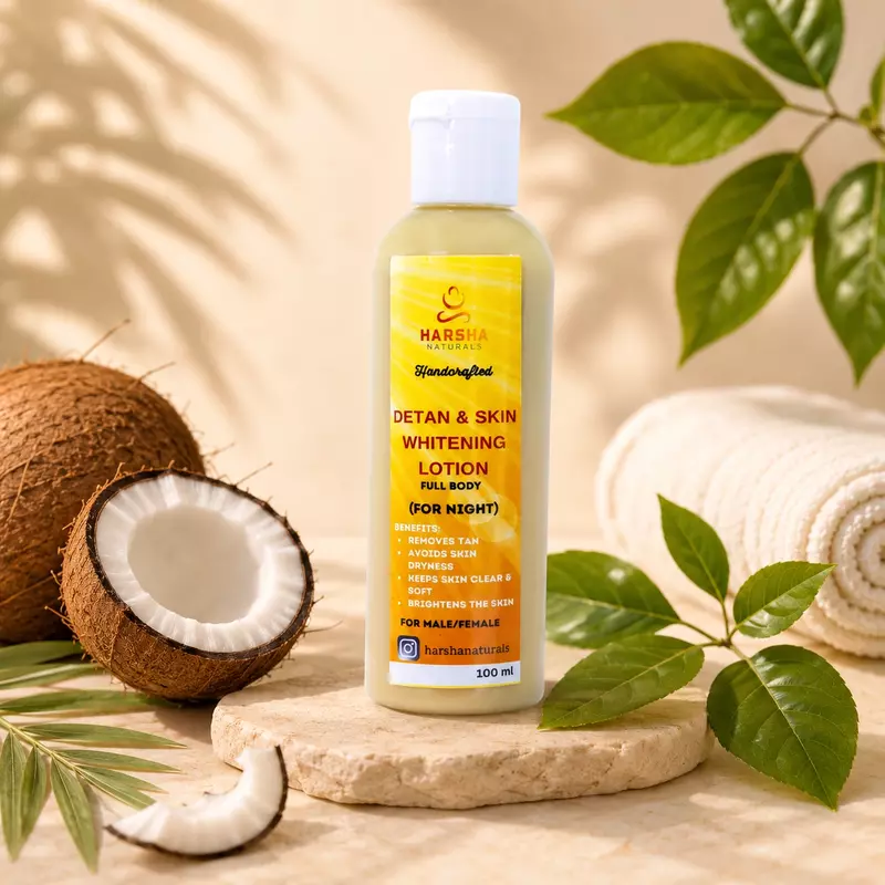 Harsha Naturals Detan & Whitening Body Lotion - 100ml