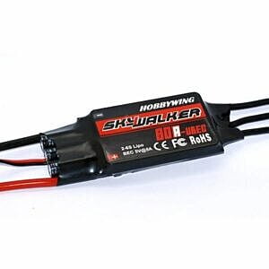 HOBBYWING Skywalker ESC 80A HW-ETRX-329 - RC aircraft power controller HOBBYWING Skywalker ESC 80A HW-ETRX-329 - RC aircraft power controller