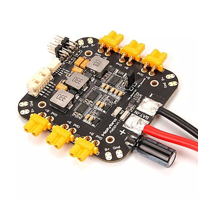 High-precision digital power distribution module with I2C telemetry for UAVs