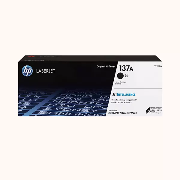 HP 137A Black Original LaserJet Toner Cartridge (W1370A)