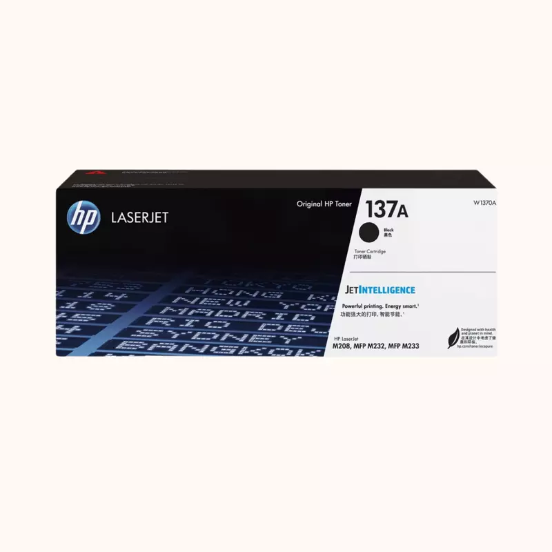 HP 137A Black Original LaserJet Toner Cartridge (W1370A)