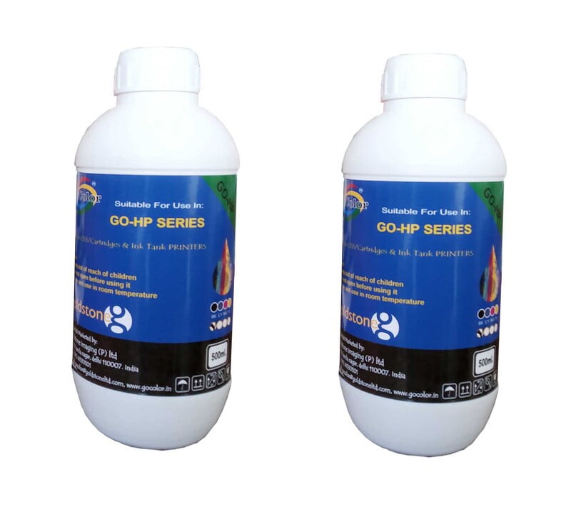 Gocolor HP Compatible Inkjet Ink 1000 ml BLACK ( 500 ML x2 ) Gocolor HP Compatible Inkjet Ink 1000 ml BLACK ( 500 ML x2 )