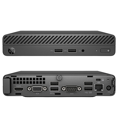 Refurbished HP 260 G3 Tiny Business Pc | I5 | 7th GEN | 7200U @ 2.50 GHZ | 8 GB RAM | 500 GB HDD | Windows 10 PRO| Black
