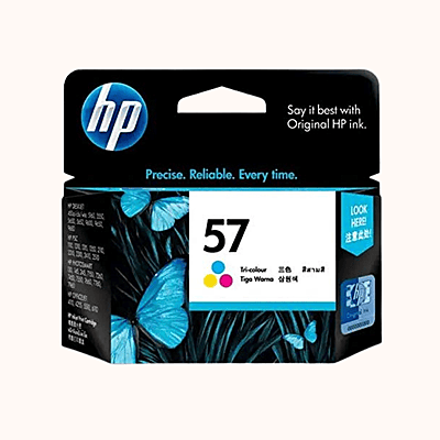 HP 57 Tri-Color Original Ink Cartridge