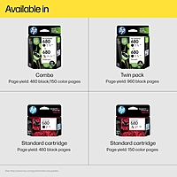 HP 680 Original Ink Advantage Cartridge For HP DeskJet Ink Advantage 2135 All-in-One Printer(F5S29B)