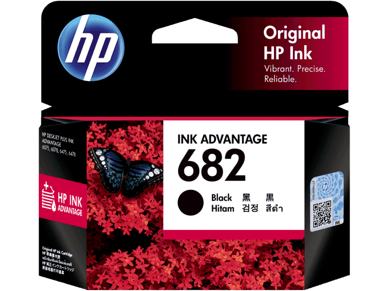 HP 682 Black Original Ink Cartridge HP 682 Black Original Ink Cartridge