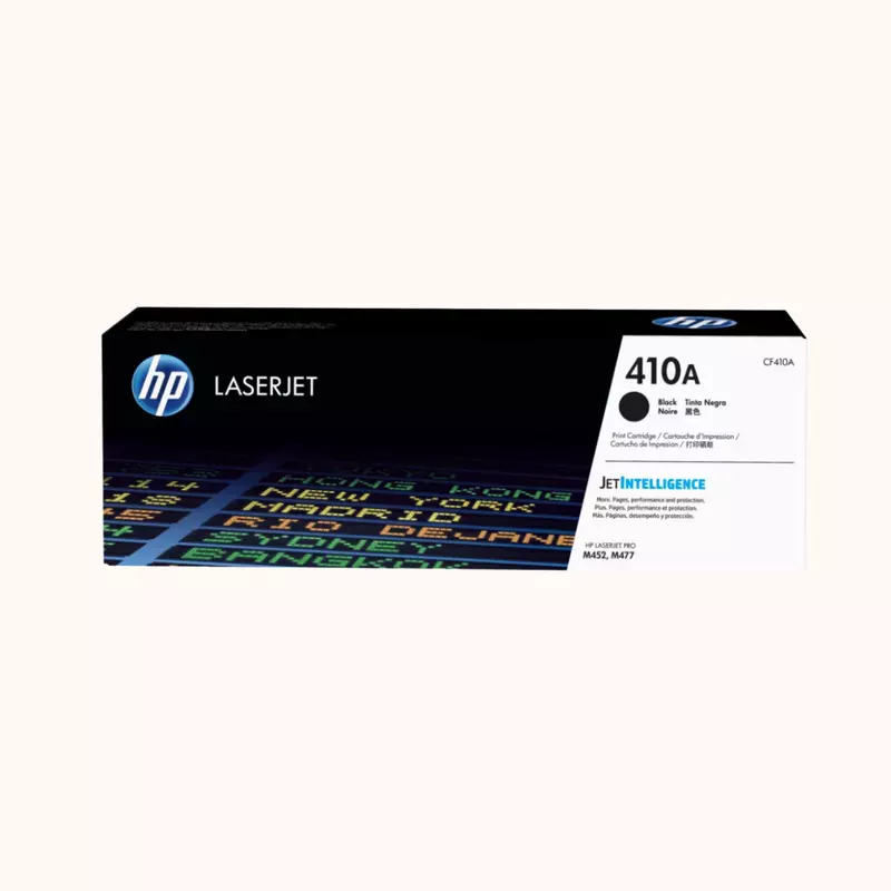 HP Black Original LaserJet Toner Cartridge 410A