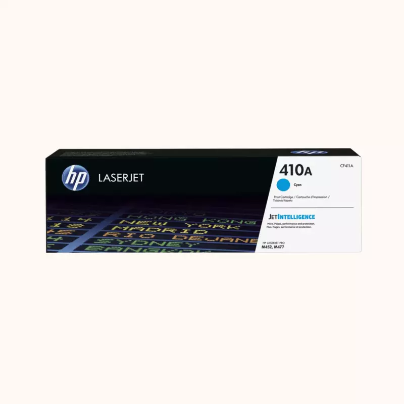 HP CYAN Original LaserJet Toner Cartridge 410A
