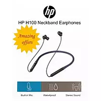 HP H100 Wireless Neckband Headset – Bluetooth Audio | Comfortable Fit | Music & Calls