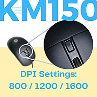 HP KM150 Wired Keyboard and Mouse Combo Full-Size Keyboard, 1600 DPI Ergonomic Optical Sensor Mouse, Instant USB Plug-and-Play, 12 Shortcut Keys, Adjustable Slope Keyboard HP KM150 Wired Keyboard and Mouse Combo Full-Size Keyboard, 1600 DPI Ergonomic Optical Sensor Mouse, Instant USB Plug-and-Play, 12 Shortcut Keys, Adjustable Slope Keyboard