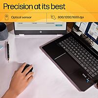 HP M120 Wireless Mouse, USB-A Nano Dongle, 2.4 Ghz Wireless Connection, 6 Buttons, Up to 1600 Dpi, Optical Sensor, Ergonomic Design HP M120 Wireless Mouse, USB-A Nano Dongle, 2.4 Ghz Wireless Connection, 6 Buttons, Up to 1600 Dpi, Optical Sensor, Ergonomic Design