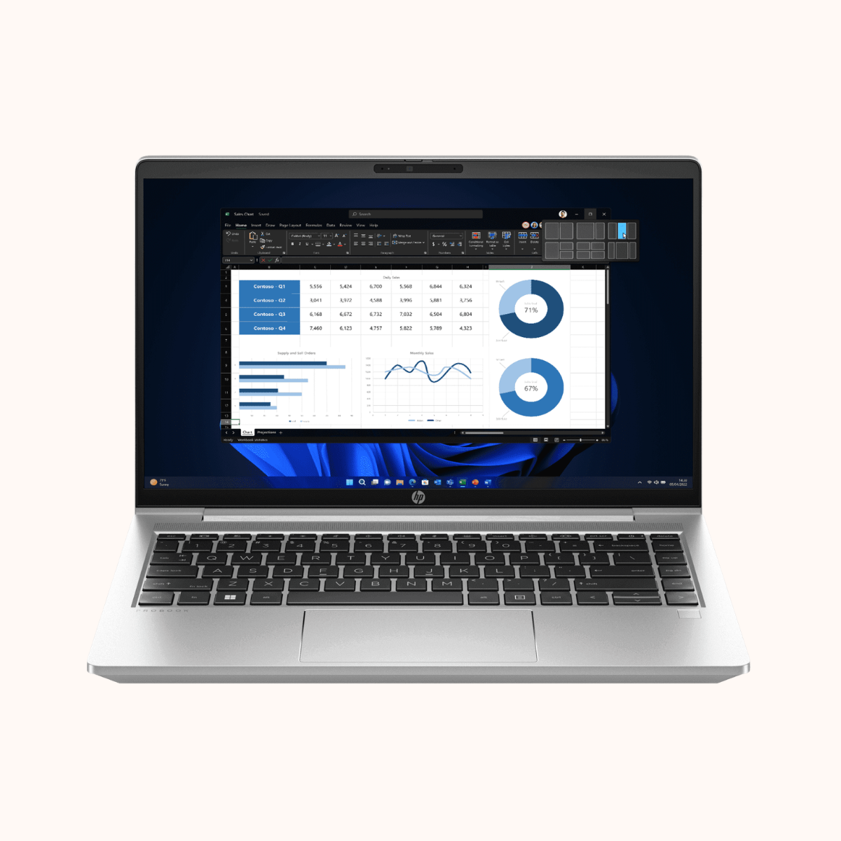 HP Probook 440 G10 Core i5-1334U, 16 GB/512 GB SSD, 14" FHD, Win 11 Pro, 1 Year Warranty-B15JRAT