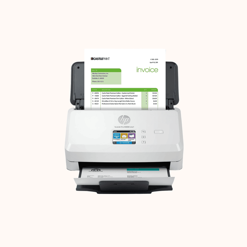 HP ScanJet Pro N4000 snw1 Sheet-feed Scanner (6FW08A)