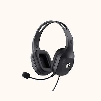 HP Stereo USB On Ear Headset, Plug-and-Play USB-A (H120)