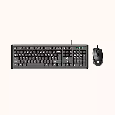 HP USB Wired Keyboard and Mouse Set (Y5G54PA#ACJ)