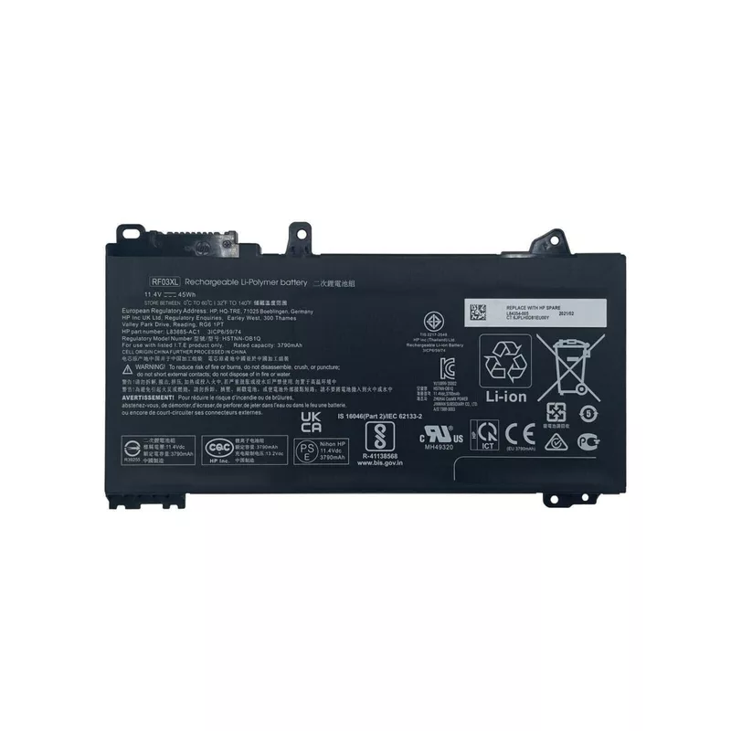Techie Compatible Battery for HP RF03XL- Pavilion x360 14 Convertible, ProBook 455 G7 Laptop (3500mAh, 3-Cell)