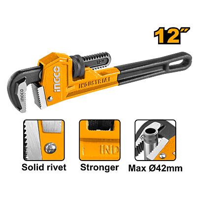 INGCO PIPE WRENCH 12" 300 MM HPW0812