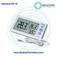 Metravi HT-12 Temperature and Humidity Meter with External Probe