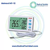 Metravi HT-12 Temperature and Humidity Meter with External Probe