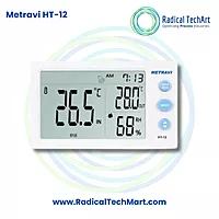 Metravi HT-12 Temperature and Humidity Meter with External Probe