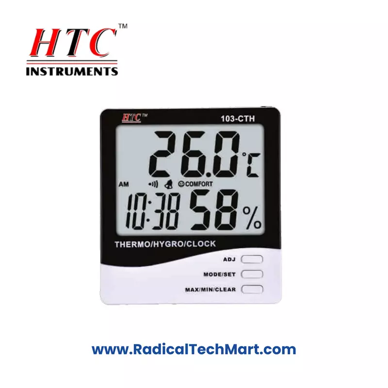 HTC CTH-103 Digital Hygro Thermometer with LCD Display