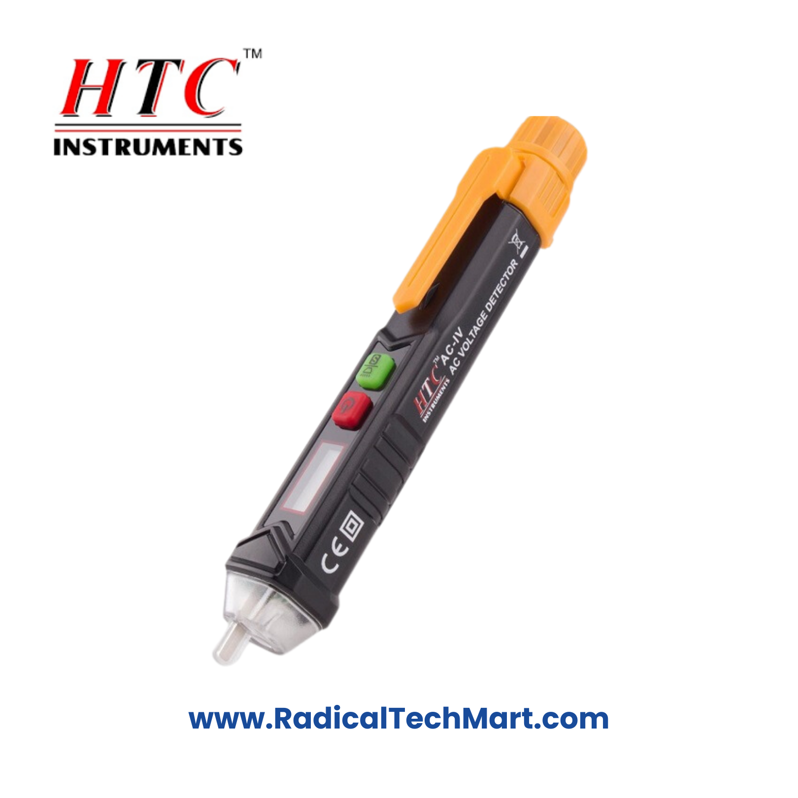 HTC AC-IV Non-Contact AC Voltage Detector Pen with Dual Sensitivity
