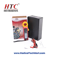 HTC CL-2054 Digital Clamp Meter with Test Leads and Carrying Case