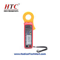 HTC CL-2054 Digital Clamp Meter with Test Leads and Carrying Case