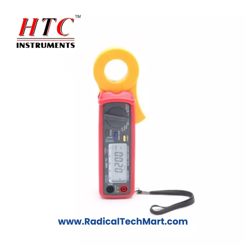 HTC CL-2054 Digital Clamp Meter with Test Leads and Carrying Case