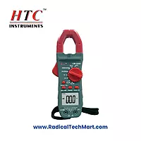 HTC CM 2000 True RMS 600A AC Clamp Meter with NCV and Torch
