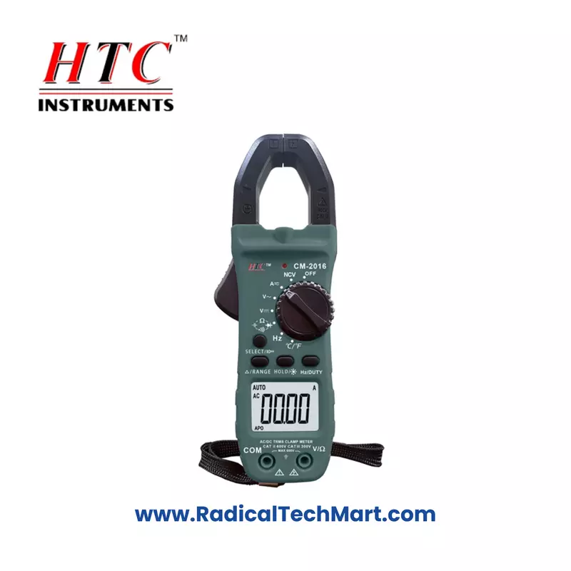HTC CM-2016 True RMS Clamp Meter with Backlight and NCV Detection