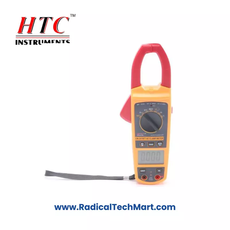 HTC CM-2070FT Digital True RMS Clamp Meter with Backlight and Temperature Function