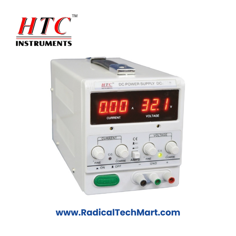 HTC Instruments DC 3002 Linear Power Supply Front View