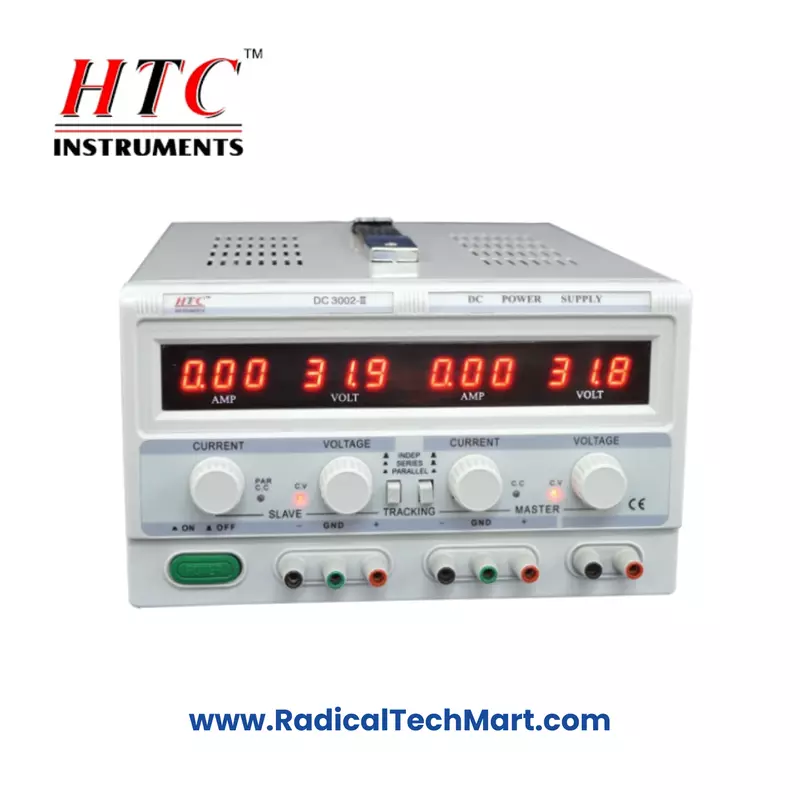 HTC DC-3002-II Dual Display DC Regulated Power Supply