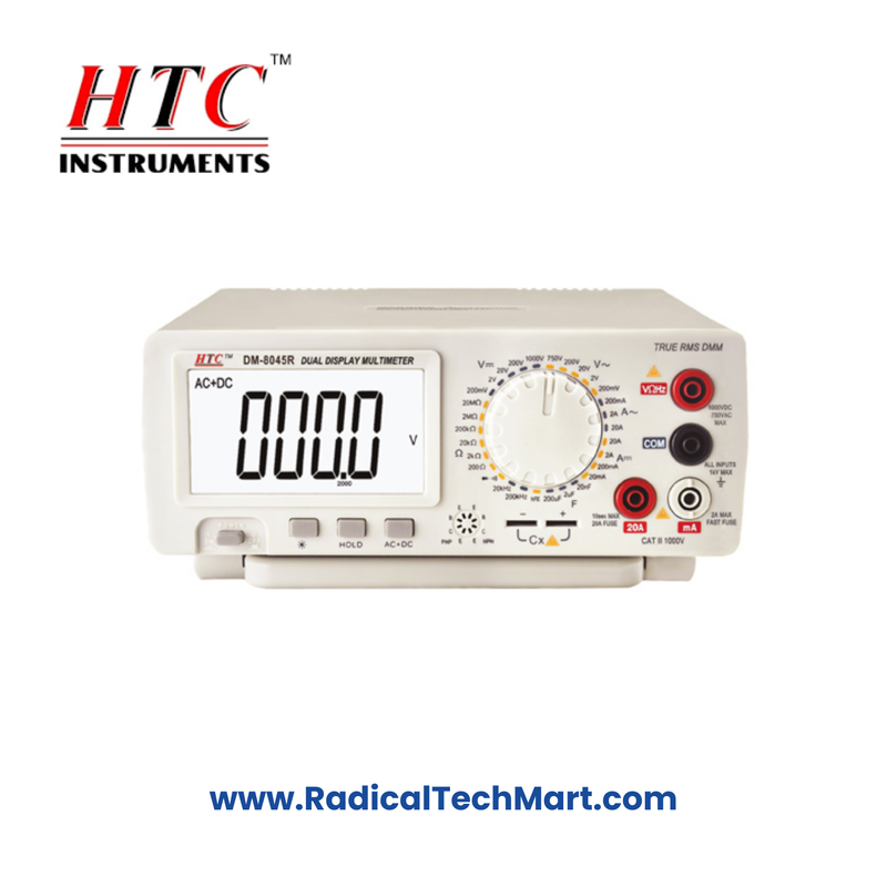 HTC DM-8045R Digital True RMS Multimeter with Backlight Display