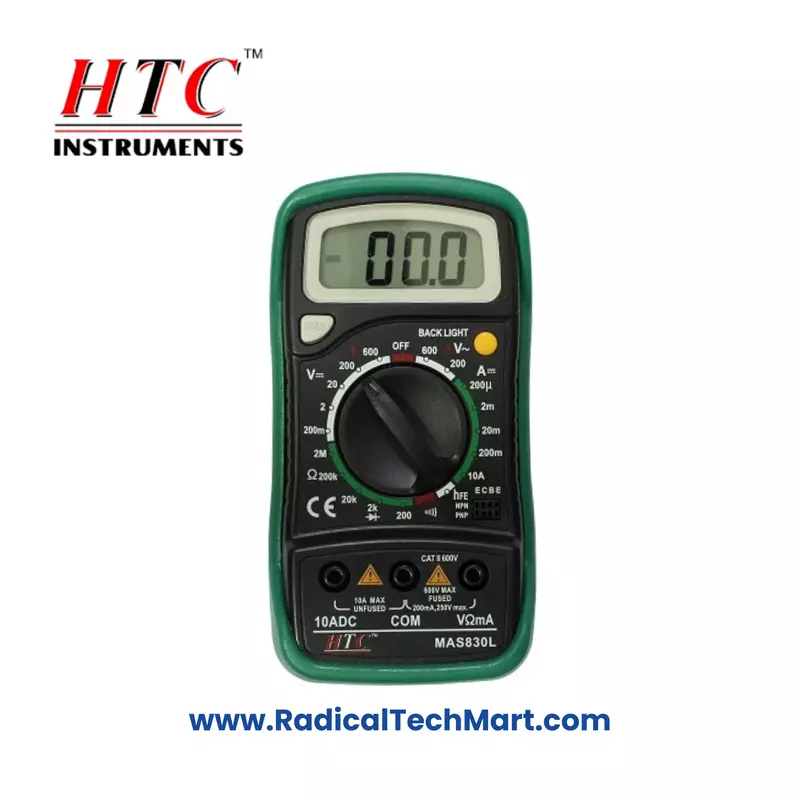 HTC DM-830L Digital Multimeter Front View